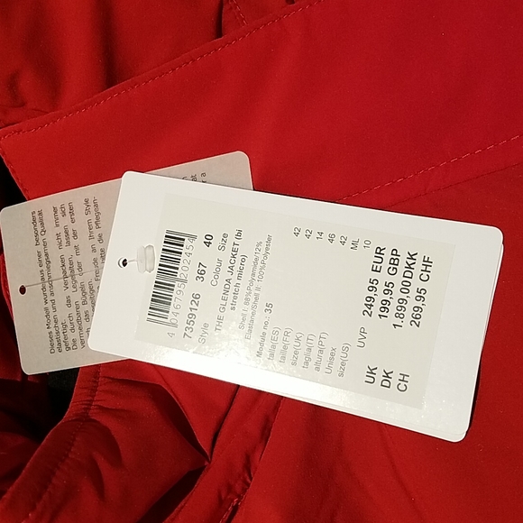 LADIES GOLFINO VERSATILE  RED JACKET SIZE 10 - Picture 3 of 16